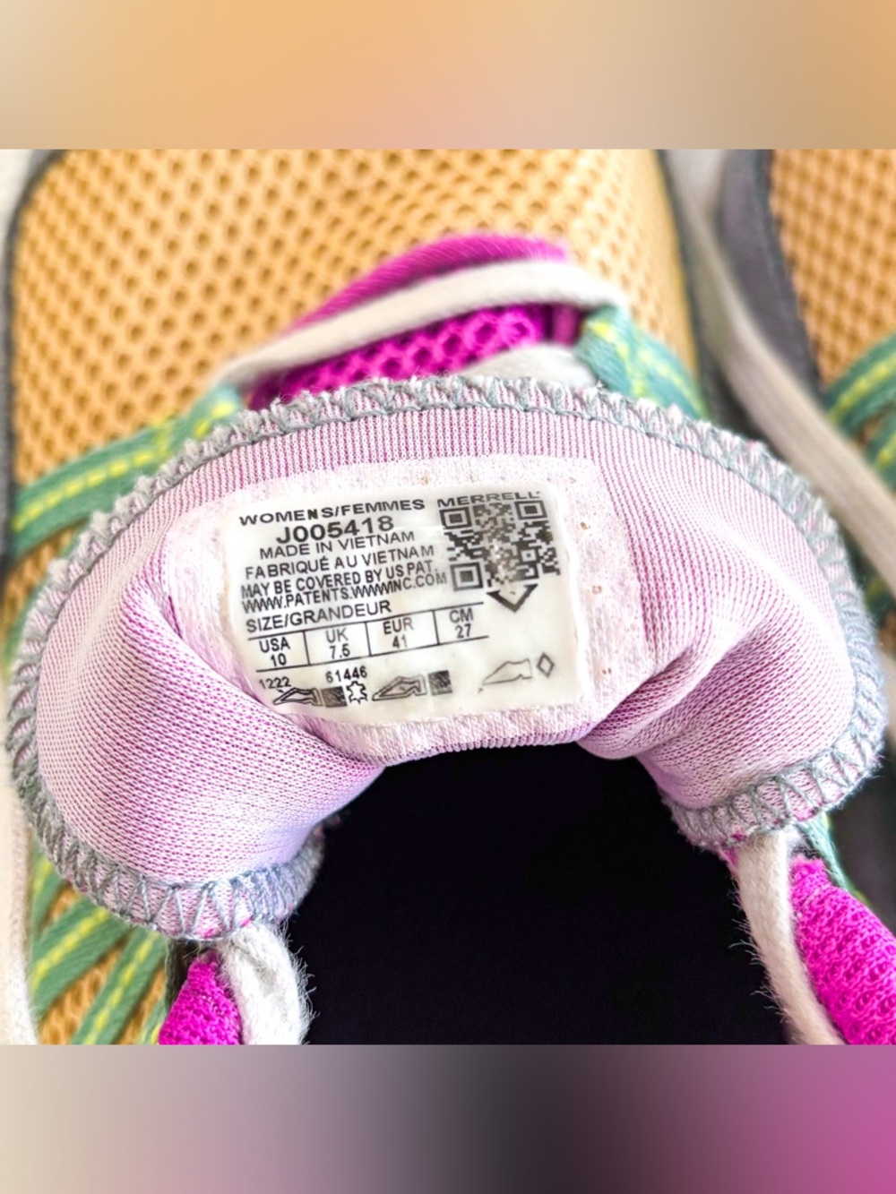 Merrell colorful Alpine sneakers. - Picture 11 of 14